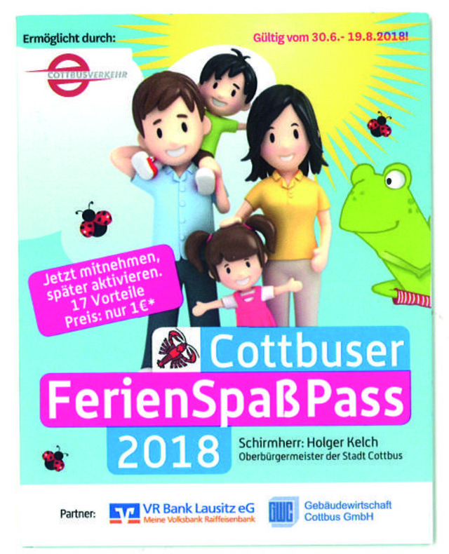 Cottbuser FerienSpassPass 2018