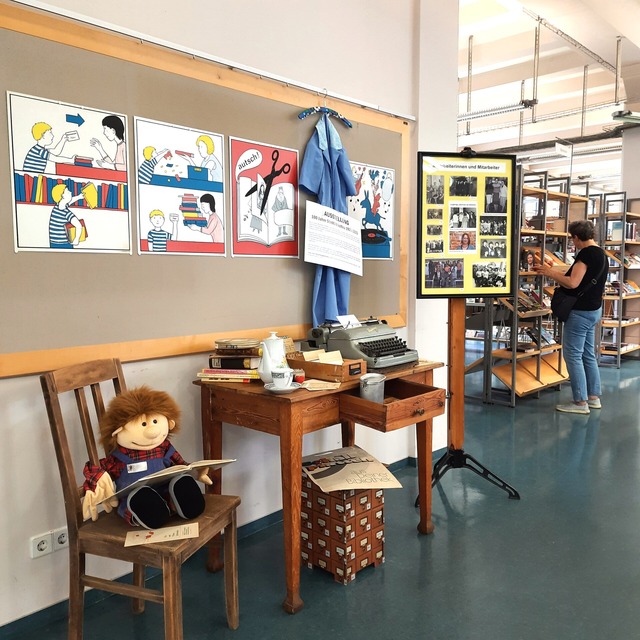 Ausstellung 100 Jahre Stadtbibliothek 1925-2025, c Uta Jacob
