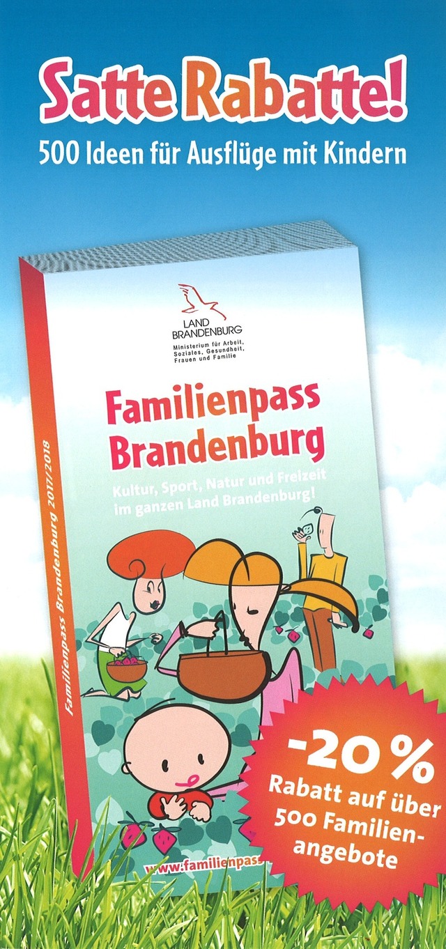 Familienpass Brandenburg 2017